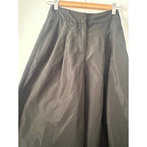 Zara Super Wide Leg pants Black Glam, Goth, Minimalist,  modern SzXS - Picture 3 of 12